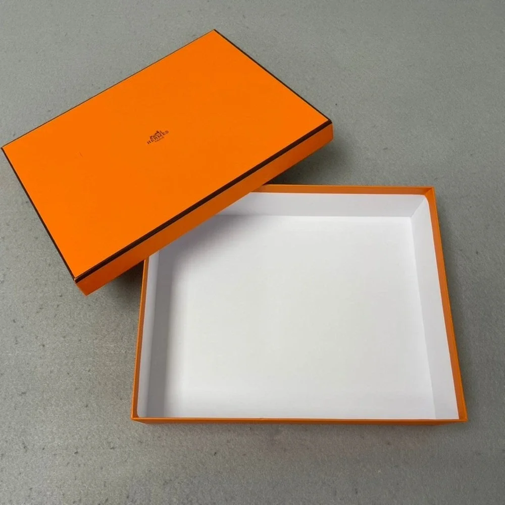 Hermes Storage Box and Dust Bags Set Orange Luxury Packaging 11x8.75x3